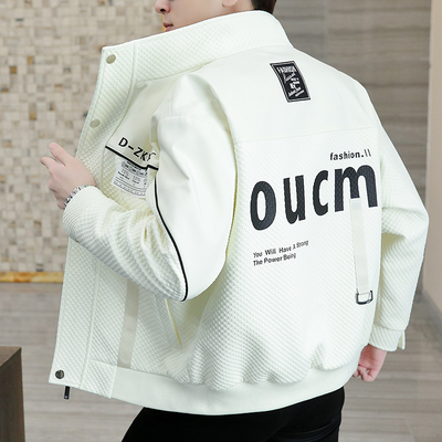 立领外套男春秋季2025新款高级感