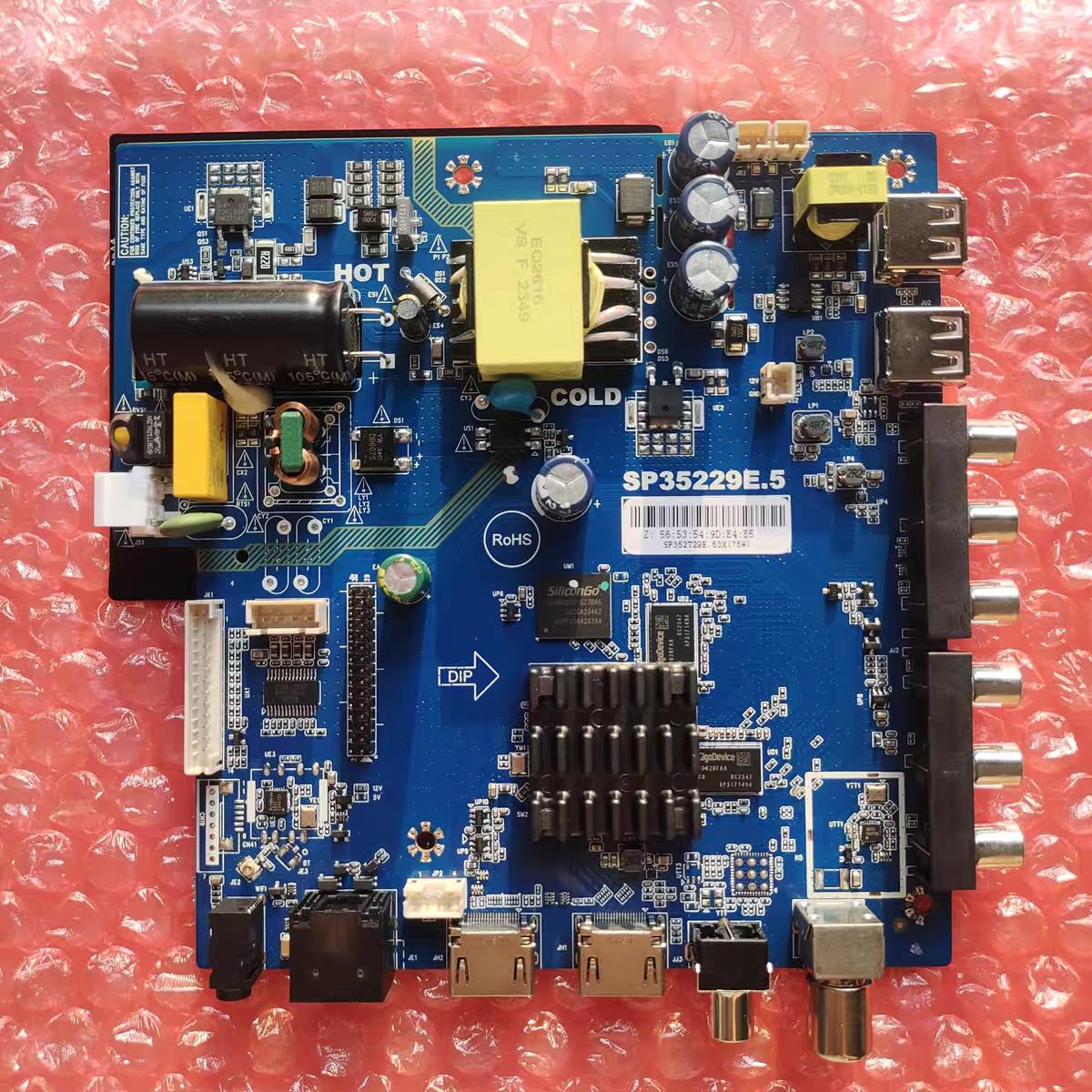 CV920-F42通用网络电视机主板 SP352T29E.53X 35-110V