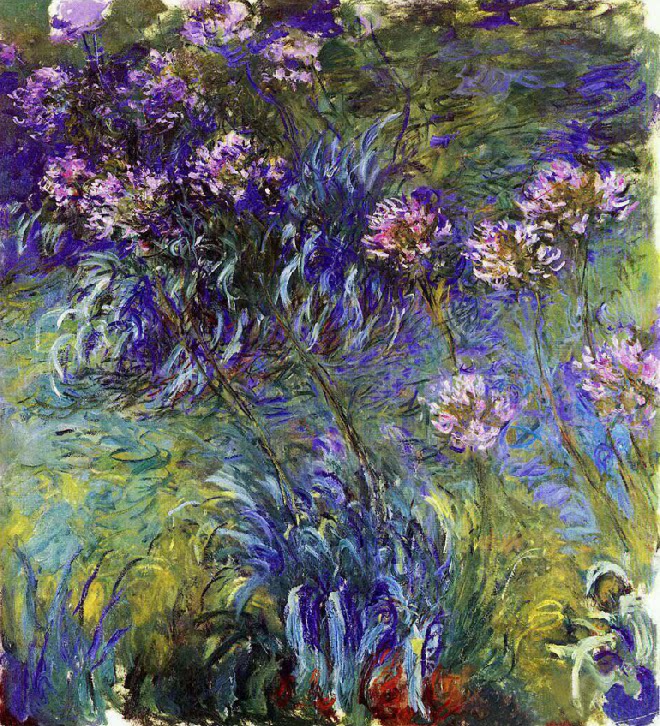 dmc十字绣材料包*我爱十字绣独家定制*原版图纸莫奈花塘油画名画