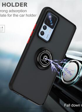 适用红米k50至尊版手机壳小米k60pro全包软边保护套Redmi k50电竞版气囊防摔壳红米k40磨砂软硬创意隐形支架