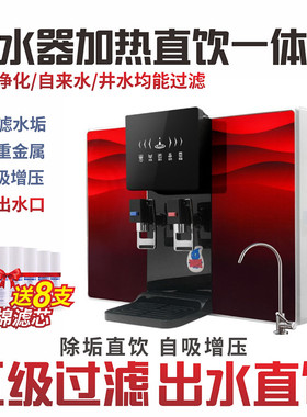 壁挂冷热净水器家用直饮加热一体ro反渗透自来水过滤器饮水机井水