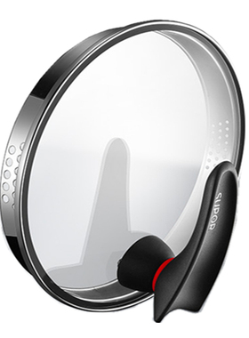 苏泊尔16 18 20 22 24cm小红圈可立锅盖 304巧立钢化锅盖蒸笼防烫