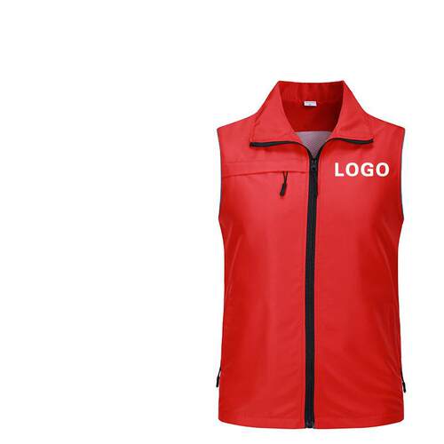 广告衫志愿者广告马甲定制印logo工装马甲定做义工作服红色马甲