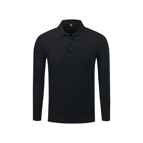 时都7989秋冬季长袖翻领POLO衫定做同学聚会服文化衫定制LOGO