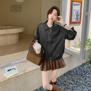 2026新款复古机车皮衣夹克外套女A9025/P145/K198图片