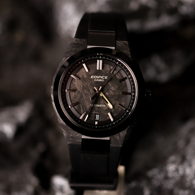 卡西欧锻造碳纤维自动机械男手表