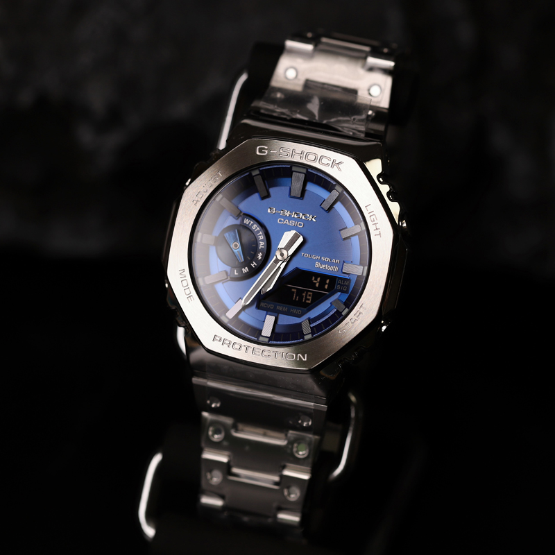 新品卡西欧G-SHOCK蓝牙全金属农家橡树休闲运动手表GM-B2100AD-2A