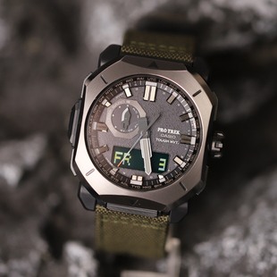 卡西欧Protrek系列户外防水登山表双显太阳能电波PRW 6900YB