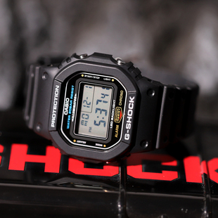 5600UE casio卡西欧手表男小方块运动款 学生石英电子表防水DW