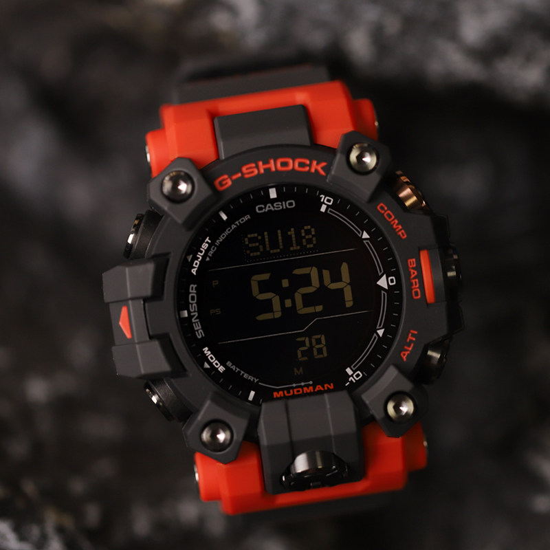 卡西欧G-SHOCK数显电子泥人腕表男太阳能电波高度温度GW-9500-1A4,手表,日韩腕表,淘宝优惠券,粉丝福利购,淘宝优惠卷