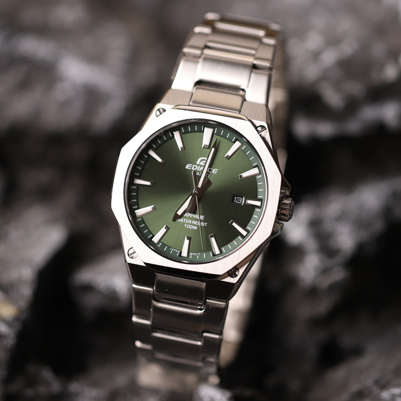 卡西欧男式指针蒂芙尼蓝百搭腕表