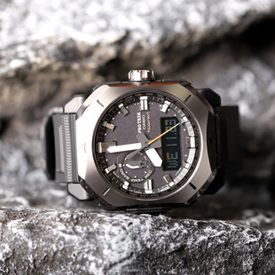 现货卡西欧登山表太阳能电波防水回顾外运动男表方形PRW 6900Y