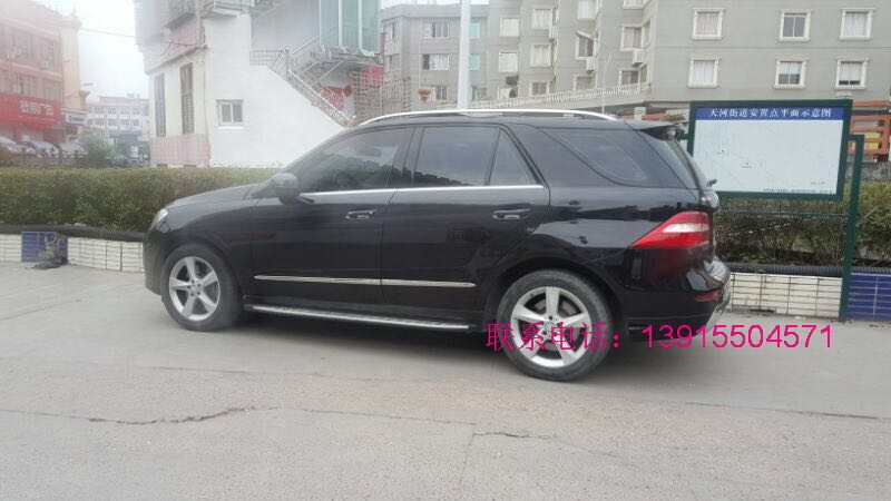 奔驰ML GL GLC GLE GLS改装配件车门镀铬防撞装饰亮条 车身饰条