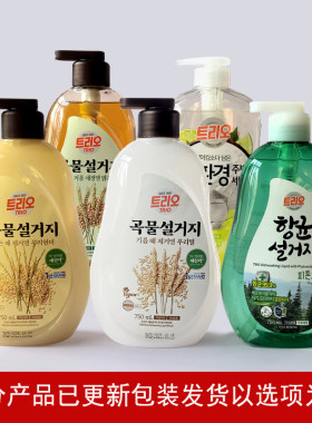 韩国爱敬去油渍谷物750ml洗碗精