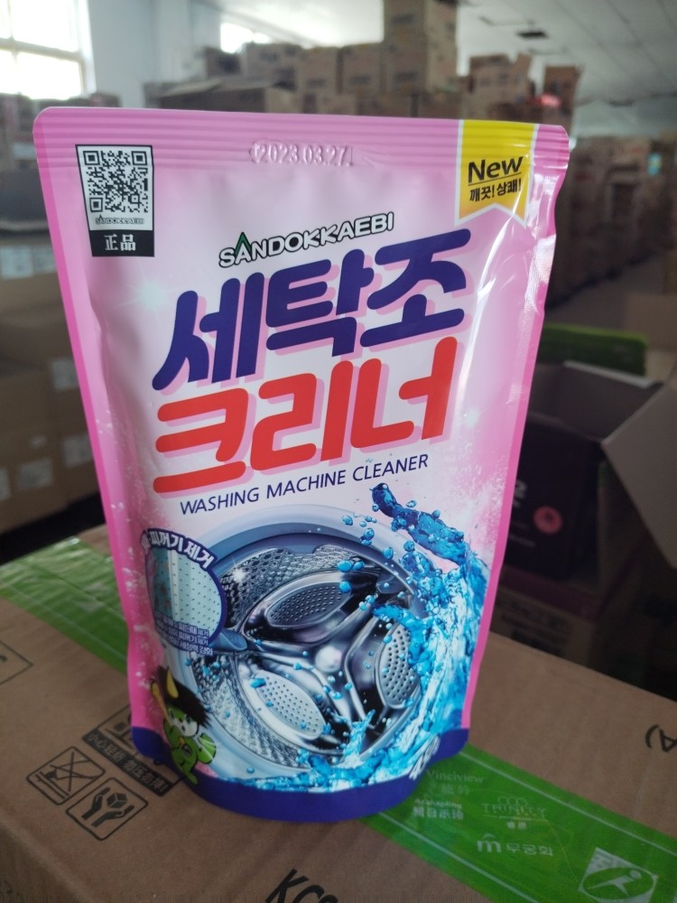 韩国进口山小怪洗衣机槽清洁粉除垢去污优化桶内环境450g