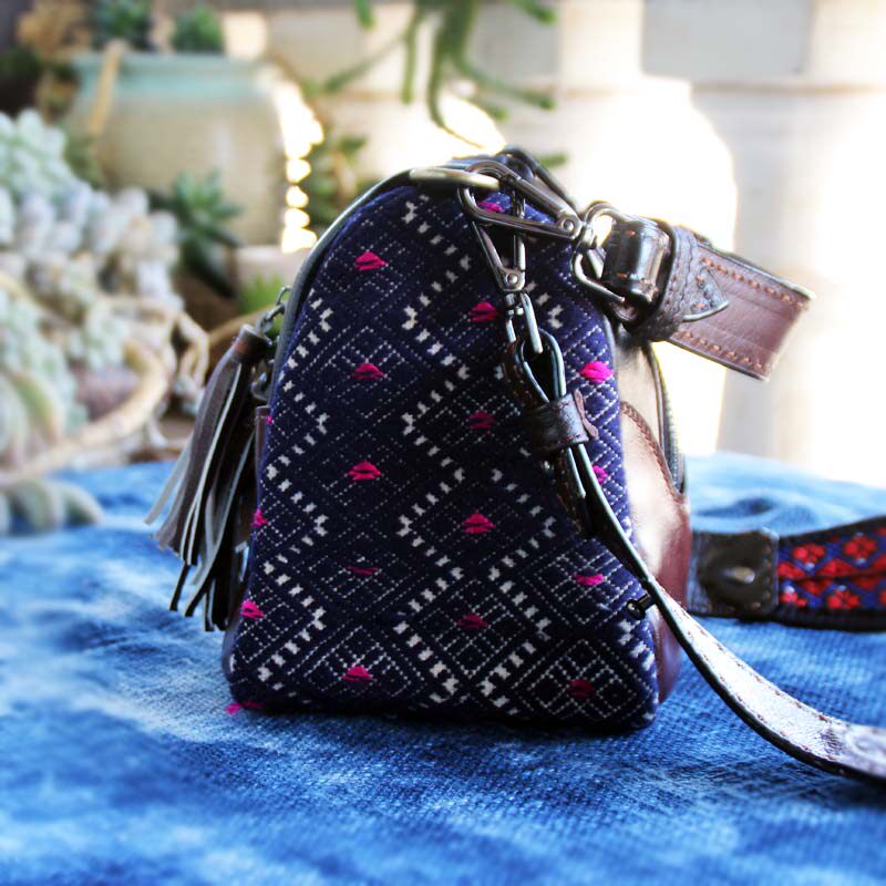 民族风手工刺绣手提斜挎小包复古国风绣花头层牛皮百搭实用女包