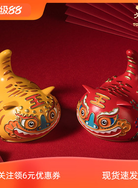 铜师傅铜中式老虎摆件装饰工艺品