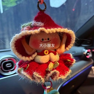 原创大同手工娃衣佛小伴成品莲花车挂件醒狮手工帽衫针织裙子衣服