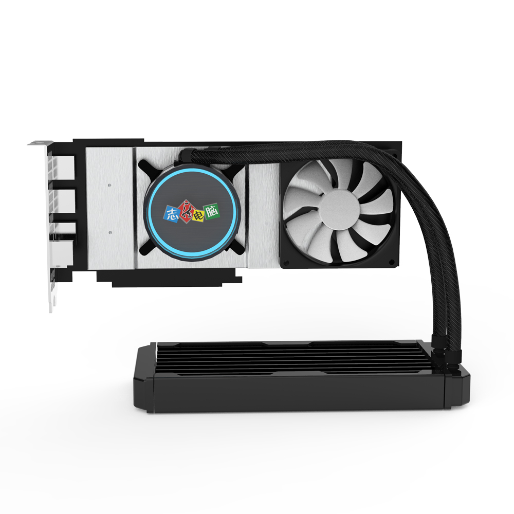 RTX2070Super显卡2080Ti改装RX5700XT水冷散热器定制2070背板外壳