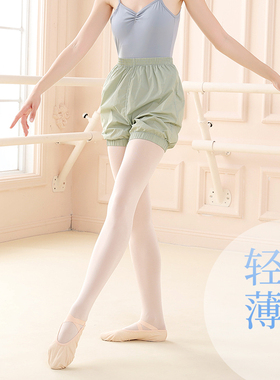 成人舞蹈短裤女春夏季热身形体裤花苞三分芭蕾舞练功服跳舞瑜伽裤