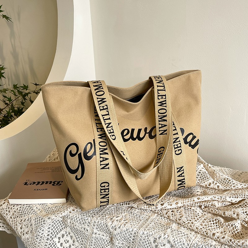 日本代购帆布通勤电脑包托特包