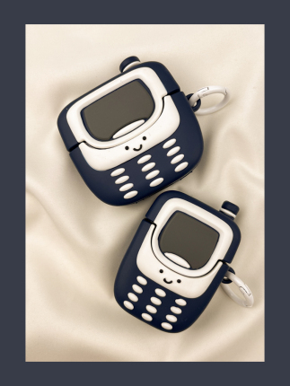 ins Fun Cartoon Little Genius Phone Airpods4 Protective Case Airpod3 Apple Pro Earphone Case Second Generation Wireless Bluetooth Third Generation 1 Suitable for Airpods2 Generation Silicone 5 Fourth Generation Fifth Generation