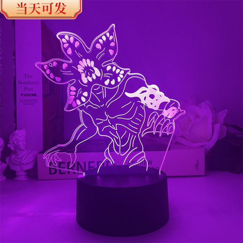 怪奇物语电影周边usb小夜灯