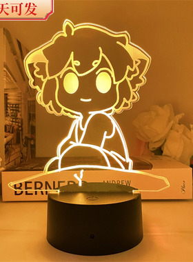 现货罗小黑战记动漫手办周边模型可爱景品摆件生日礼物氛围小夜灯