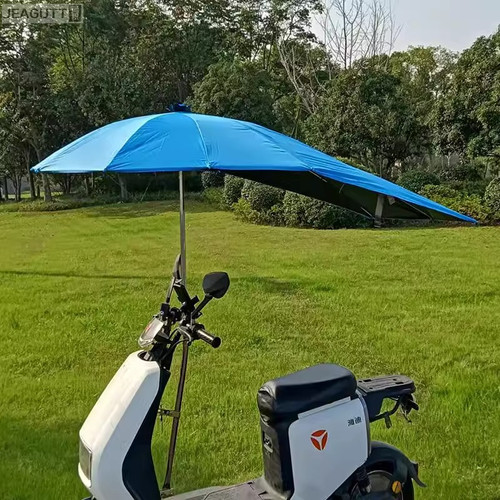 电动车电瓶车雨伞遮阳伞防晒雨棚雨伞支架外卖车雨伞踏板车太阳伞