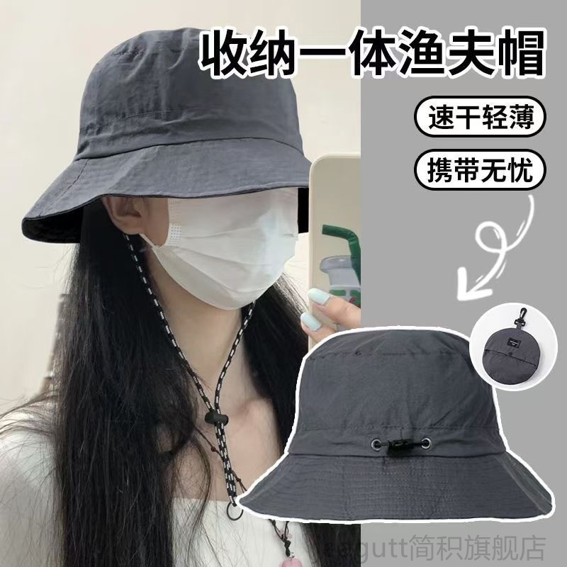 渔夫帽女2025新款太阳帽女士