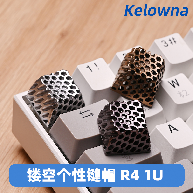 Kelowna 镂空ESC客制化 透光个性键帽 手工DIY机械键盘MX轴R4 1U