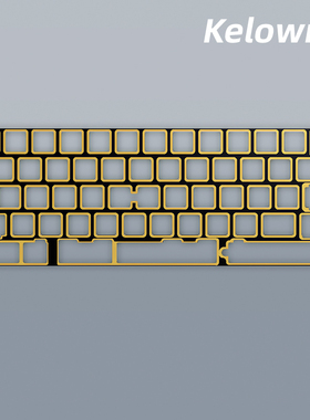 kelowna客制化机械键盘沉金玻纤定位板左移非左移6x GH60螺孔通用