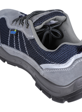 君御 夏季透气防砸防穿刺耐油防静电安全鞋带反光条GB21148-2020