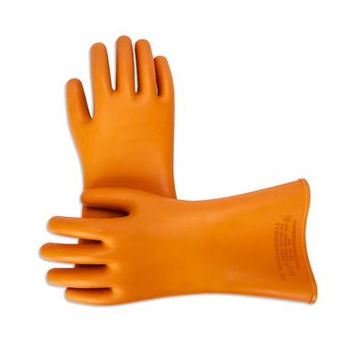 征安 2级20kv绝缘 GB/T17622-2008橡胶带电作业电工安全防护手套