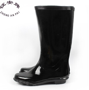 汽车渔船工厂工地劳保鞋安全鞋防护鞋橡胶训练高筒水靴耐磨35CM