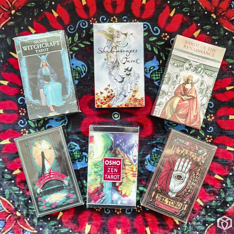 文艺复兴花影莫德尔 光芒 奥修禅卡 神圣 塔罗牌桌牌卡牌 tarot