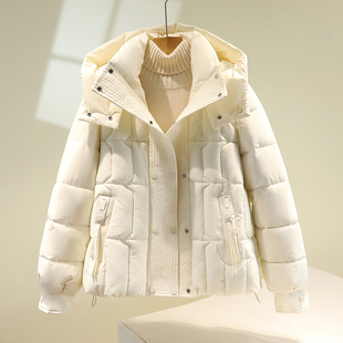 今年流行羽绒棉服女短款2025冬季新款小个子棉袄爆款棉衣加厚外套