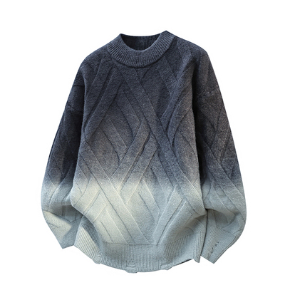 毛衣男款秋冬新款圆领套头