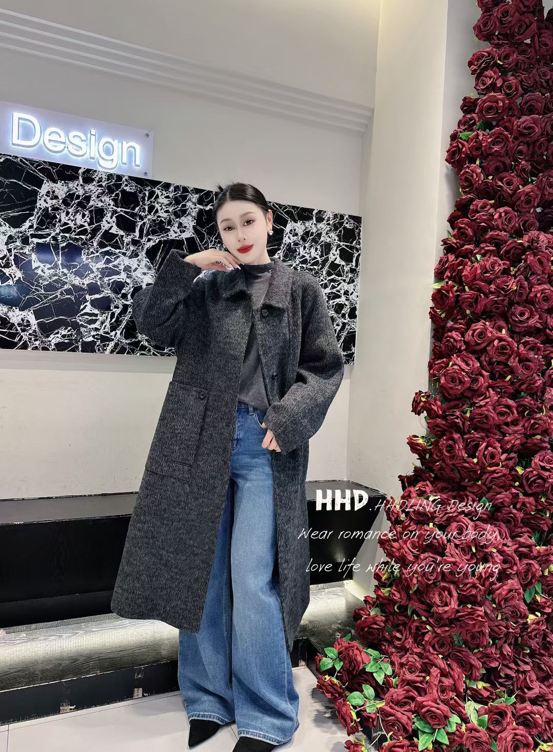 2026冬季新韩版时尚百搭显瘦女潮翻领长袖双面羊绒短外套女上衣,女装/女士精品,短外套,淘宝优惠券,粉丝福利购,淘宝优惠卷