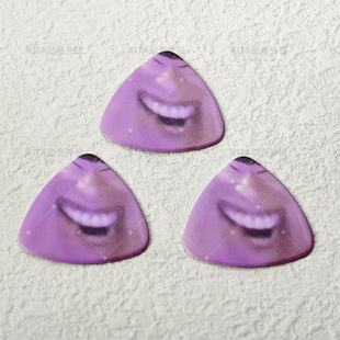 otto说的道理拨片 赛璐璐材质可演奏吉他 抽象电辊动物园炫狗