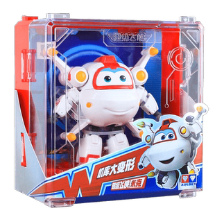 奥迪双钻超级飞侠米克新款大号可变形全套儿童机器人玩具机库正版