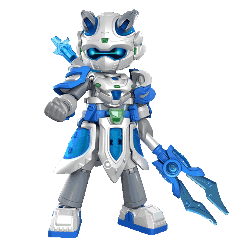 布鲁可积木人英雄无限经典版白龙马敖烈法相布鲁克西游记手办摆件