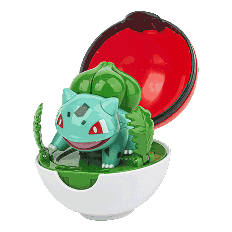 正版精灵宝可梦妙蛙种子可变形精灵球玩具男孩手办玩偶公仔摆件