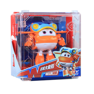 奥迪双钻新款超级飞侠佩佩大号可变形机器人儿童玩具正版全套机库