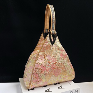 云锦旗袍手拎包手机织锦缎女士古典手提包中国特色礼品出国送老外