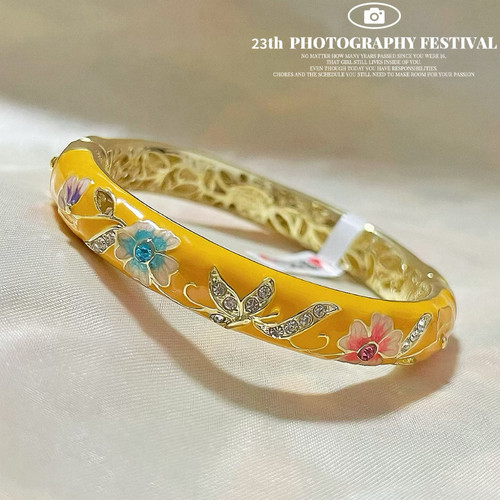 北京特色景泰蓝手镯合金宫廷女士