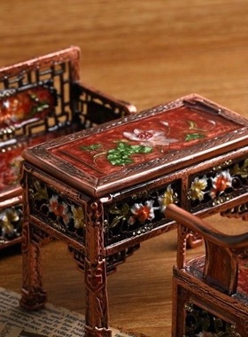 首饰盒工艺礼品摆件珠宝盒珐琅