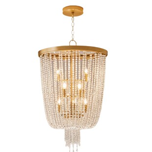 美式 轻奢水晶灯后现代设计师客厅餐厅灯简约创意卧室水晶灯