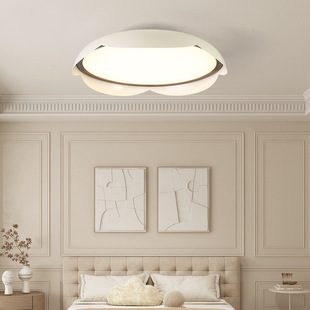 法式 奶油风卧室吸顶灯现代简约设计师ins风蛋壳儿童房主卧书房灯