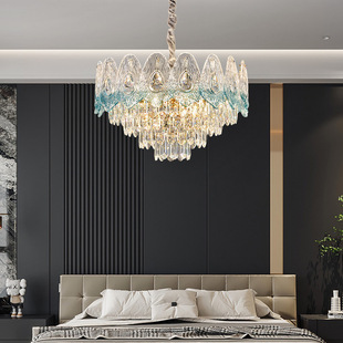 格灯堡法式 水晶灯高端大气餐厅主卧室灯中山灯具 客厅吊灯2025新款